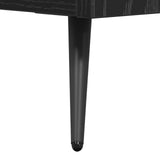 Chest of Drawers Black Oak 69.5 x 34 x 90 cm Engineered Wood 881488