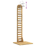 Outdoor Shower 225 cm Solid Acacia Wood and Stainless Steel 903109