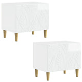TV Cabinet High Gloss White Engineered Wood 897119