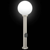 Bollard Lights with Outlet 3 pcs 80 cm Stainless Steel IP44 4006104