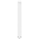 Dining Table Legs V-Shape 2 pcs White 60x cm Steel 4012565