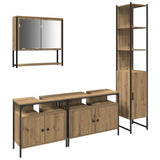 Bathroom Furniture Set 4 pcs Artisan oak 33 x 33 x 185.5 cm 3334405