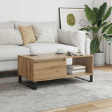 Coffee Table Artisan Oak 90x50x36.5 cm Engineered Wood 857339