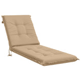 Sunlounger Cushion GEMERT 100% Polyester Sand 190 x 60 x 9 cm 947373