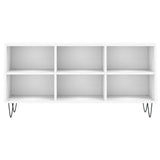 TV Cabinet White 103.5x30x50 cm Engineered Wood 826988