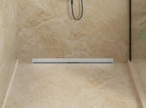 Wall Mounted Shower Drain Silver 80 cm Stainless Steel 304 42015994