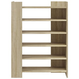 Shoe Cabinet Sonoma Oak 74.5x37.5x100 cm Engineered Wood 848432