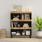 Side Cabinet 85x33x107 cm Solid Wood Mango 352901