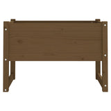 Planter Honey Brown 78x40x52 cm Solid Wood Pine 822120