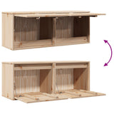 Wall Cabinets 2 pcs 45x30x35 cm Solid Pinewood 813436