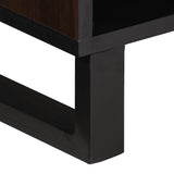 TV Cabinet Brown 100x34x46 cm Solid Wood Mango 377516