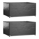 Garden Furniture Covers 2 pcs 8 Eyelets 160x120x75 cm Rectangular 3155345