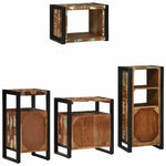 Bathroom Furniture Set 4 pcs Multicolour Solid Reclaimed Wood 3305675