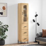 Highboard Sonoma Oak 34.5x34x180 cm Engineered Wood 3199244