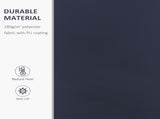 Manual Retractable Awning, 4x3 m-Blue/White T3398P310350