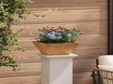 Garden Planter 5 pcs Rusty 35 x 35 x 15 cm Weathering Steel 873809