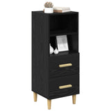 Sideboard Black oak 34 x 34.5 x 90 cm Engineered wood 880945