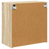 TV Wall Cabinet Sonoma Oak 59.5 x 31 x 60 cm Engineered Wood 892351