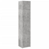 Slim Storage Cabinet Concrete Grey 45x42.5x225 cm Engineered Wood 3281290