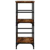 Bookshelf Smoked Oak 50x33x82 cm Engineered Wood 835266