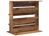 Magazine Rack Old Wood 70 x 41 x 96 cm Engineered Wood 899541