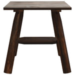 ZNTS Side Table 49x49x50 cm Solid Wood Spruce 363352