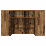 Reception Desk Old Wood 180x50x103.5 cm Engineered Wood 3324212