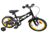 Kids Bike 12 Inches for 2-4 Years Old Black 42009507
