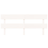 Bed Headboard White 184x3x81 cm Solid Wood Pine 819086