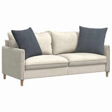 Sofa Pillows 2 pcs Dark Grey 80 x 80 cm Corduroy Fabric 42014058