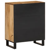 Sideboard 60x34x75 cm Solid Wood Rough Mango 377446