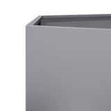 Garden Planter 2 pcs Hexagon 46x40x45 cm Galvanized Steel 851119
