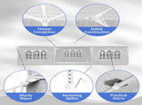 3*9m 7-Sided Iron PE Cloth Party Tent 51811363