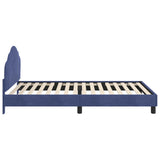 Children's Bed Frame with Headboard Police Blue 90 x 200 cm 42010963