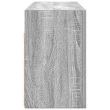 Bathroom Wall Cabinet Grey Sonoma 80x25x40 cm Engineered Wood 860090