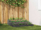Garden Planter Anthracite 90 x 90 x 35 cm Cold-rolled Steel 865836