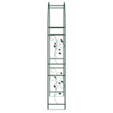 Garden Arch Floral Green 115 x 37 x 231 cm 42021352