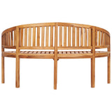 48021 Banana Bench 151 cm Solid Teak Wood