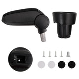 Car Armrest Black 13x33x cm ABS 154672