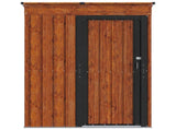 Garden Sheds Brown 137 x 81 x 180 cm Metal 42011292
