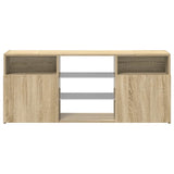 TV Cabinet with LED Lights Sonoma Oak 120x30x50 cm 804304