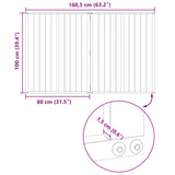 Dog Gate 2 pcs Black 80 x 100 cm Galvanised Steel 892001