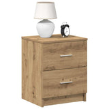 Bedside Cabinets 2 pcs with 2 Drawers Artisan Oak 40x36x50 cm 858802