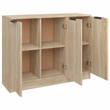 Sideboard Sonoma Oak 90.5x30x70 cm Engineered Wood 811190