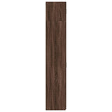 Slim Storage Cabinet Brown Oak 45x42.5x225 cm Engineered Wood 3281293