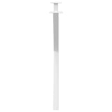 Dining Table Legs X-Shaped 2 pcs White 90x cm Steel 4012925