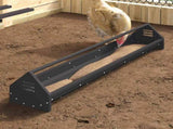 Chicken Feeding Trough Black 108 x 20.5 x 20 cm 874612