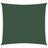 Sunshade Sail Oxford Fabric Square 7x7 m Dark Green 135473