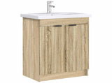 Bathroom under Sink Cabinet Sonoma Oak 56 x 37.5 x 81 cm 890096