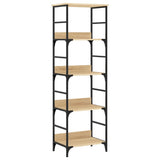 Bookshelf Sonoma Oak 50x33x153 cm Engineered Wood 835275